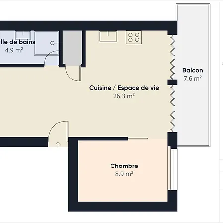 Apartman Vue - Pour 2 Adultes Et 1 Enfant *